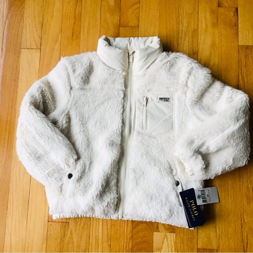 Ralph Lauren Reversible kids jacket NWT size 6x .